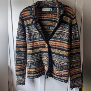 Anthro Sparrow M Lambswool cardigan